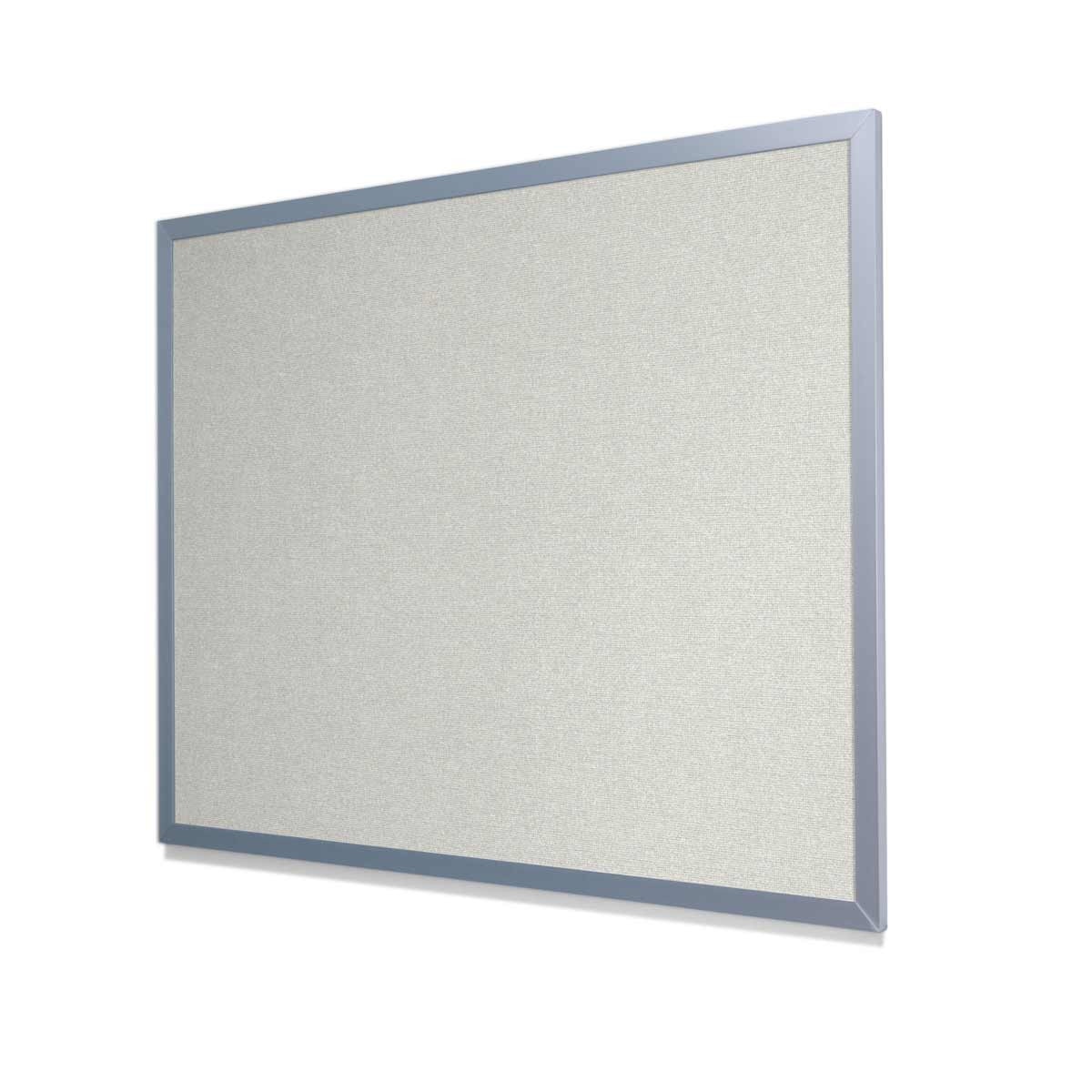 Guilford of Maine FR701 White Cork Board with Light Aluminum Frame
